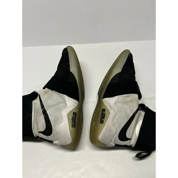 Size 13 - Nike LeBron Zoom Soldier 10 2016 Black White Basketball Shoes